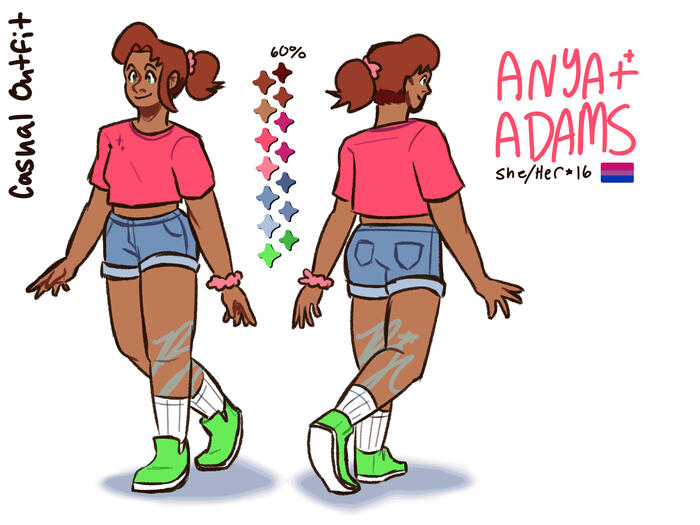 Anya Reference - OC Design