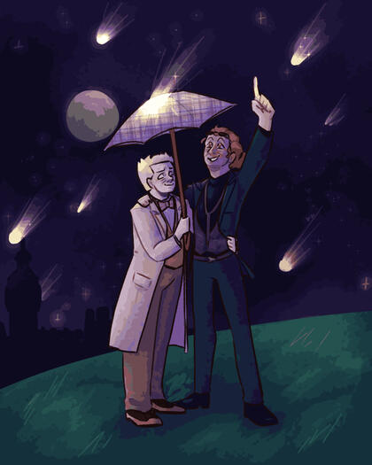 Meteor Shower - Good Omens (Bright Stars Zine)